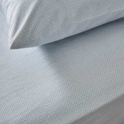Murmur Edith Kingsize Fitted Sheet, Ballintoy Blue - thumbnail 1
