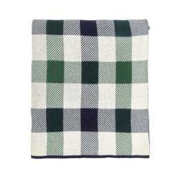 Ted Baker House Check Knitted Throw, Multi - thumbnail 1