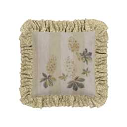 Sanderson Chestnut Tree Cushion 45cm x 45cm, Grey Blue & Sage