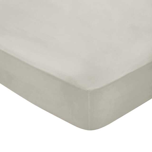 Bedeck of Belfast Fine Linens 300 Thread Count Egyptian Cotton Single Fitted Sheet, Linen - image 1
