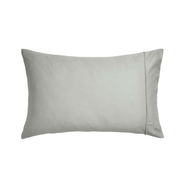 Ted Baker 250 Thread Count Plain Dye Standard Pillowcase, Silver - image 1