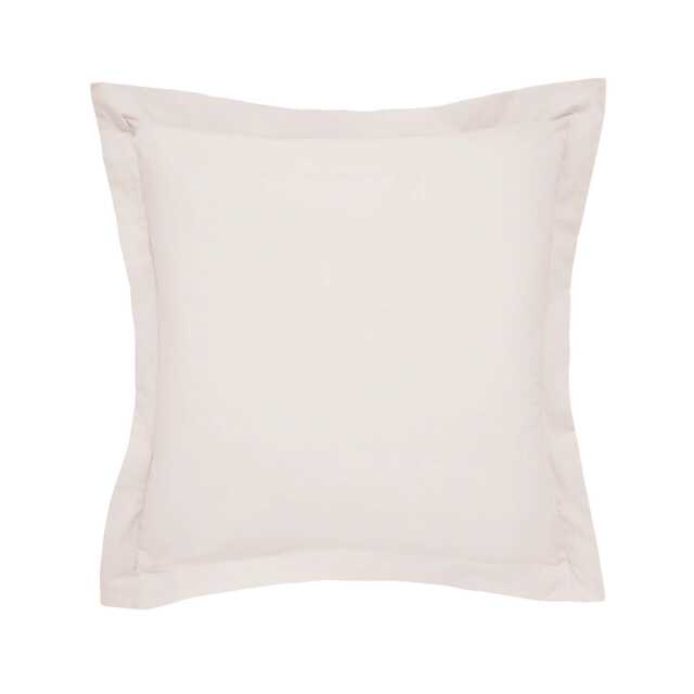 Bedeck of Belfast Fine Linens 300 Thread Count Egyptian Cotton Square Oxford Pillowcase, Tuberose - image 1
