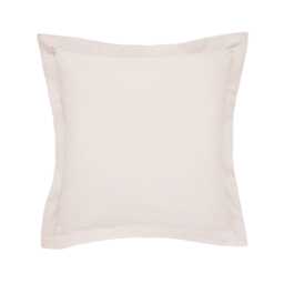 Bedeck of Belfast Fine Linens 300 Thread Count Egyptian Cotton Square Oxford Pillowcase, Tuberose - thumbnail 1