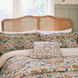 William Morris Lodden Single Duvet Cover Set, Primrose - thumbnail 1