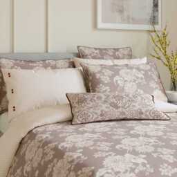Bedeck of Belfast Kassi Single Duvet Cover Set, Dusky Pink