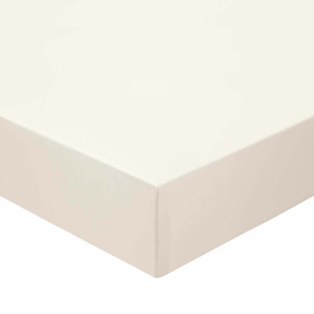 Murmur 1000 Thread Count Super Kingsize Fitted Sheet, Ivory