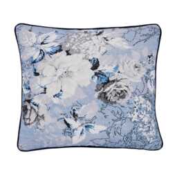 Bedeck of Belfast Ellis Cushion 50cm x 50cm, Navy Blue