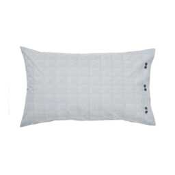 Bedeck of Belfast Sutton Pair of Standard Pillowcases, Denim Blue - thumbnail 1