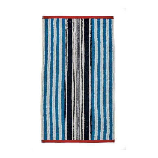 Helena Springfield Long Island Beach House Stripe Hand Towel, Blue & Red - image 1