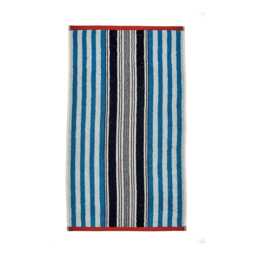 Helena Springfield Long Island Beach House Stripe Hand Towel, Blue & Red - thumbnail 1