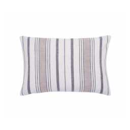 Murmur Finn Cushion 60cm x 40cm, Linen & Grey