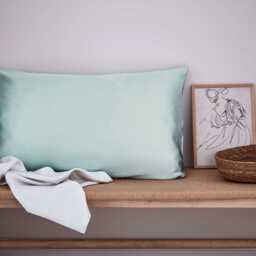 Murmur Silk Standard Pillowcase, Ballintoy Blue