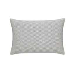 Bedeck of Belfast Fine Linens Tahra Cushion 60cm x 40cm, Silver - thumbnail 1