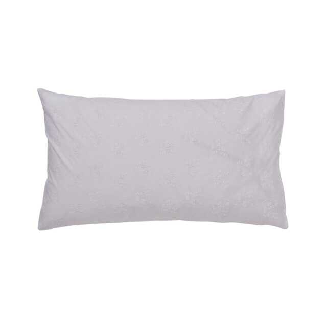 Bedeck of Belfast Nora Pair of Standard Pillowcases, Sage Green/Tuberose - image 1