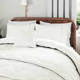 1951 Ashleigh Single Duvet Cover Set, White - thumbnail 2