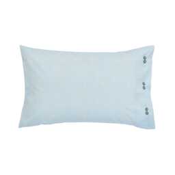 Bedeck of Belfast Emira Pair of Standard Pillowcases, Soft Teal & Green