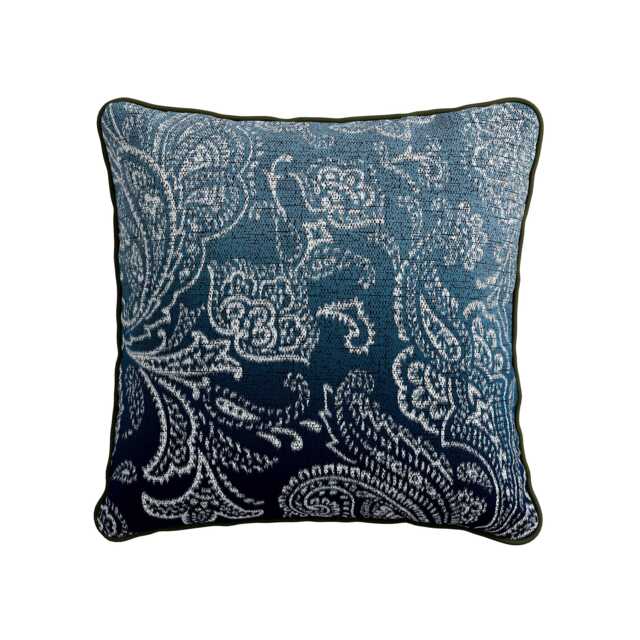 Bedeck of Belfast Oren Cushion 50cm x 50cm, Teal - image 1