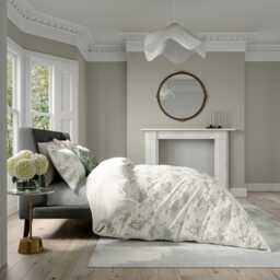 V&A Garden Of Love Double Duvet Cover Set, Green - thumbnail 2