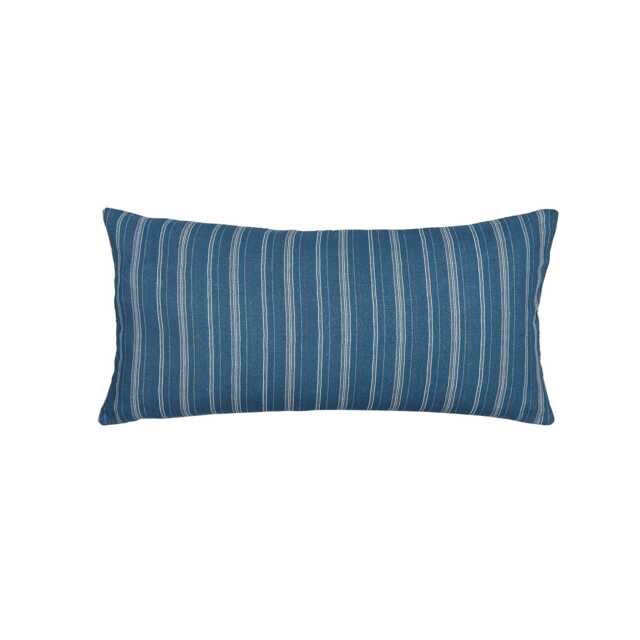 Land & Shore Nessa Cushion 70cm x 40cm, Blue/Red