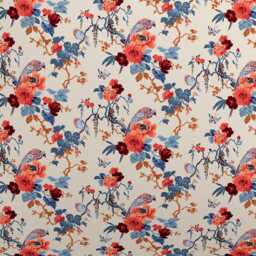 V&A Chinoiserie Charm Throw, Red - thumbnail 2