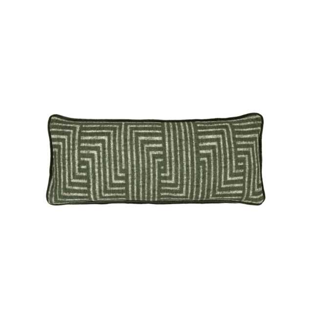 Bedeck of Belfast Yoko Cushion 70cm x 30cm, Green - image 1