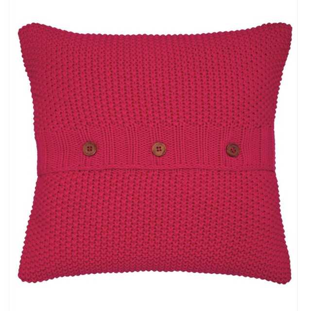 Joules Bedding, Moss Stitch Cushion, Pink - image 1