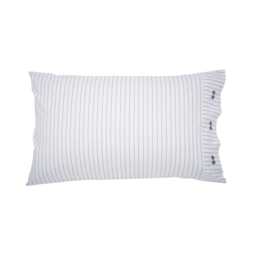 Bedeck of Belfast Elara Pair of Standard Pillowcases, Blue/Green - thumbnail 1