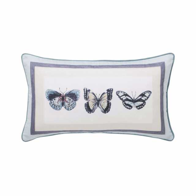 Sanderson Clementine Cushion 50cm x 30cm, Duck Egg