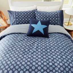 Helena Springfield Long Island Tobay Single Duvet Cover Set, Cobalt Blue & Navy - thumbnail 2