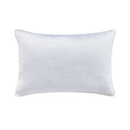 Bedeck of Belfast Fine Linens Kham Cushion 60cm x 40cm, White - thumbnail 1