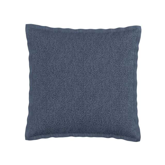 Bedeck of Belfast Delphine Square Oxford Pillowcase, Chambray Blue - image 1