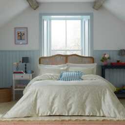 Helena Springfield Secret Garden Floral Trail Jacquard Single Duvet Cover SET, Ivory - thumbnail 2