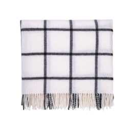 Murmur Beau Wool Throw, Storm Grey - thumbnail 1