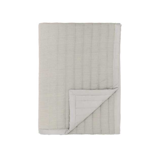 Bedeck of Belfast Cora Throw, Linen/Grey - image 1