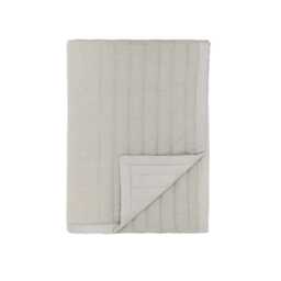 Bedeck of Belfast Cora Throw, Linen/Grey - thumbnail 1