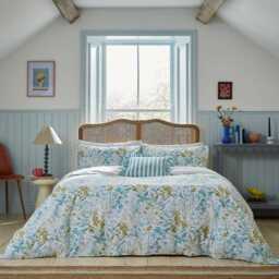 Helena Springfield Secret Garden Foxglove Print Kingsize Duvet Cover SET, Aqua - thumbnail 2