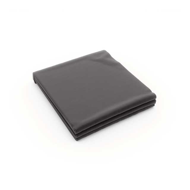 Bedeck of Belfast 200 Thread Count Plain Dye Double Flat Sheet, Slate - image 1