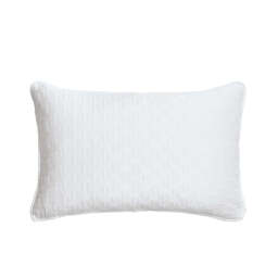 Ted Baker T Quilted Cushion 60cm x 40cm, White - thumbnail 1