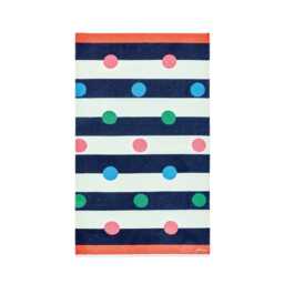 Joules Multi Spot Beach Towel, Multi - thumbnail 1