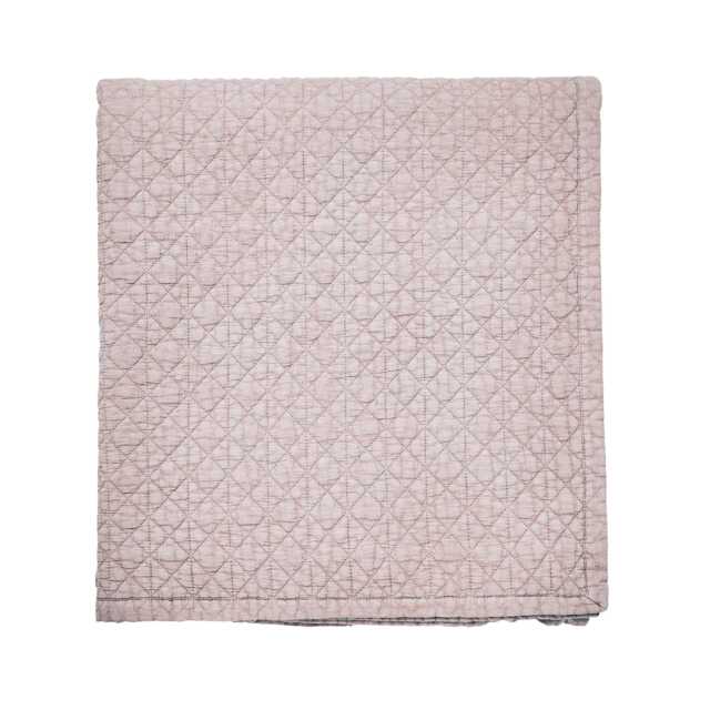 Bedeck of Belfast Stonewashed Cotton Throw, Pink - image 1