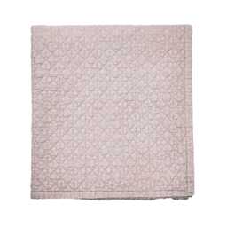 Bedeck of Belfast Stonewashed Cotton Throw, Pink - thumbnail 1