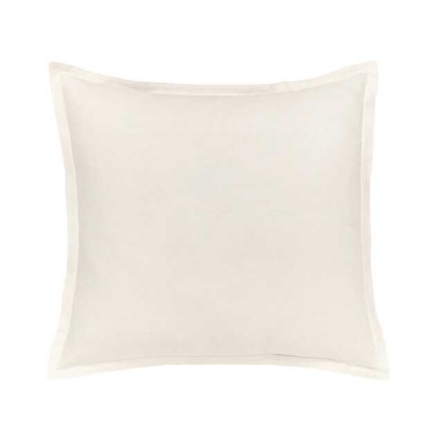 William Morris Pure Linen Cotton Sham Pillowcase, White - image 1