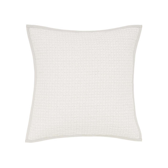 Murmur Dora Quilted Cushion 40cm x 40cm, Cloud Grey - image 1