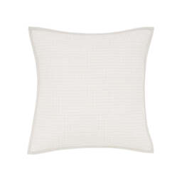Murmur Dora Quilted Cushion 40cm x 40cm, Cloud Grey
