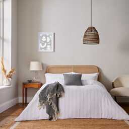 Murmur Laurel Kingsize Duvet Cover SET, Cloud Grey - thumbnail 2