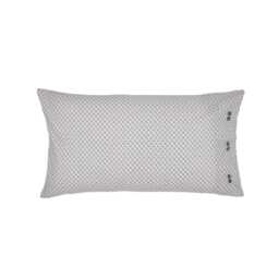 Bedeck of Belfast Lorelei Pair of Standard Pillowcases, Powder Blue & Linen - thumbnail 1