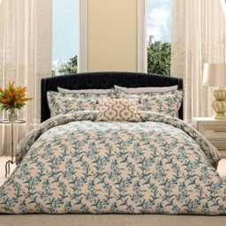 V&A Onslow Trellis Cushion 45cm x 45cm, Blue - thumbnail 2