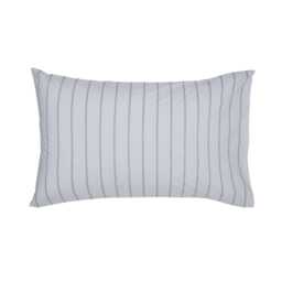 Murmur Olivia Pair of Standard Pillowcases, Cloud Grey - thumbnail 1