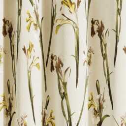 "Ted Baker Wild Iris Lined Curtains 90"" x 72"", Linen"