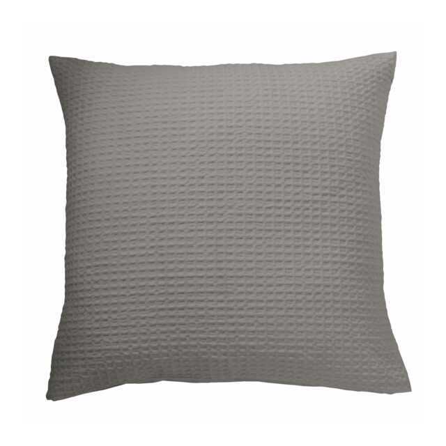 Murmur Lida Pair of Square Oxford Pillowcases, Cloud Grey - image 1